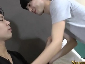 Japanese twink gets ass licked and pounded japan freeze time gay porn