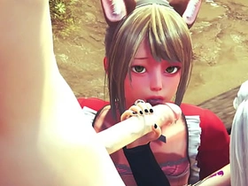 Yaoi Femboy - Threesome Femboys Hard Sex - Sissy crossdress Japanese Asian Manga Anime Game Porn Gay old young chinese gay porn