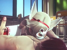 Yaoi Femboy - Fox Femboy having sex in class - Sissy crossdress Japanese Asian Manga Anime Film  Game Porn Gay japanese bdsm porn gay