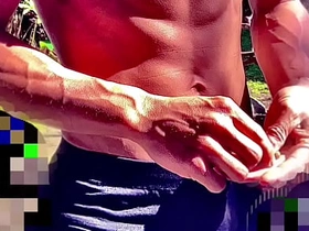 前編【個人撮影】逞しい肉体、日本の消防士の乳首、痛みと快感の板挟みで涎を垂らしながらチンポをしごく変態映像…！ chinese fat booty gay porn