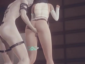 Genshin Impact Yaoi 3D - Venti Arcont analingus & Fingering (uncensored) - Japanese asian manga anime game porn gay sissy gay chinese hairy men porn