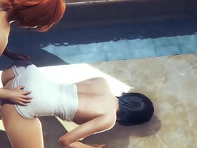 Genshin Impact - Venti Hardsex a public bath - Sissy crossdress Japanese Asian Manga Anime Game Porn Gay gay asian dad son porn