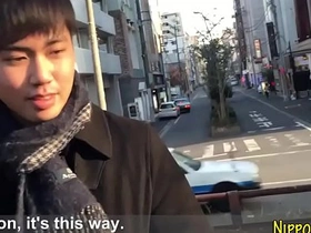 Japanese stud solo tugs japanese guard gay porn