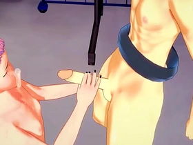 Jujutsu Kaisen Yaoi - Yuji Itadori Handjob and fucked by Sakuna - Sissy crossdress Japanese Asian Manga Anime Game Porn Gay gay porn chinese fucks latino