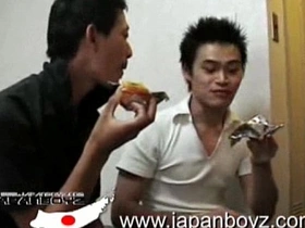 3 Japanese twinks finger fucking and sucking cock chinese masked bull gay porn