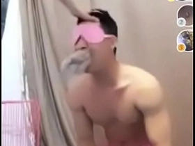 Chinese girl dominate her boyfriend's balls - Ballbusting Asia gay porn asian couple