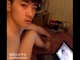 Chinese handsome solo chinese gay frottage porn