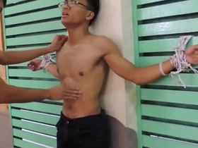 Asian boy gutpunch dirty chinese gay porn