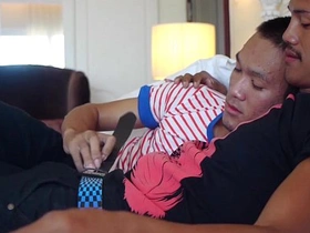 Asian Twinks Daniel and Guy Bareback asian gay porn model