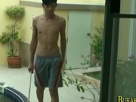 Asian twink spitroasted trade chinese gay porn