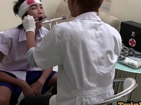 Asian twink fucked in ass and seduced by doctor in office korean muscle porn gay