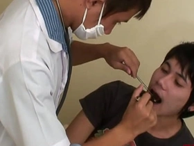 Slim Asian patient barebacked by doctor for cumshot southeast asian gay porn