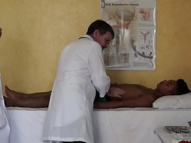 Asian patient anal licked while threeway breeded by doctors big chinese cock gay porn videos