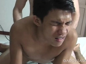 Daddy Fucks Asian Twink Benjie japan gay porn hunk ch