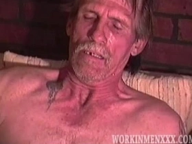 Mature Man Snow Jerks Off gay porn japanese gif