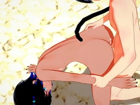 Yaoi - Catboy x Foxboy bareback twice - Sissy crossdress Japanese Asian Manga Anime Film  Game Porn Gay gay chinese scat fuck porn