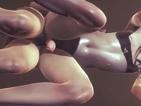 Yaoi Femboy - Kuki Fucked twice 2 creampies - Sissy crossdress Japanese Asian Manga Anime Game Porn Gay gay japanese hairy porn