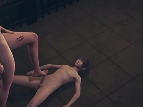 Genshin Impact Yaoi - Venti Blowjob and Footjob - Sissy crossdress Japanese Asian Manga Anime Game Porn Gay asian japan gay porn