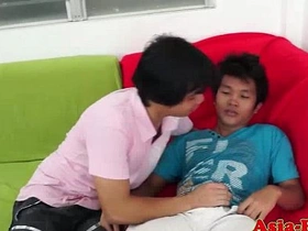 Asian amateur bareback fucking before cumming gay asian gangbang porn